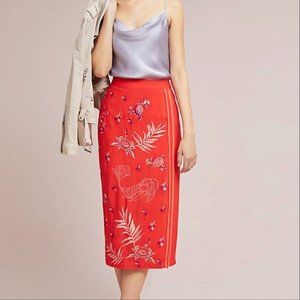 Abhinaya Embroidered Pencil Skirt